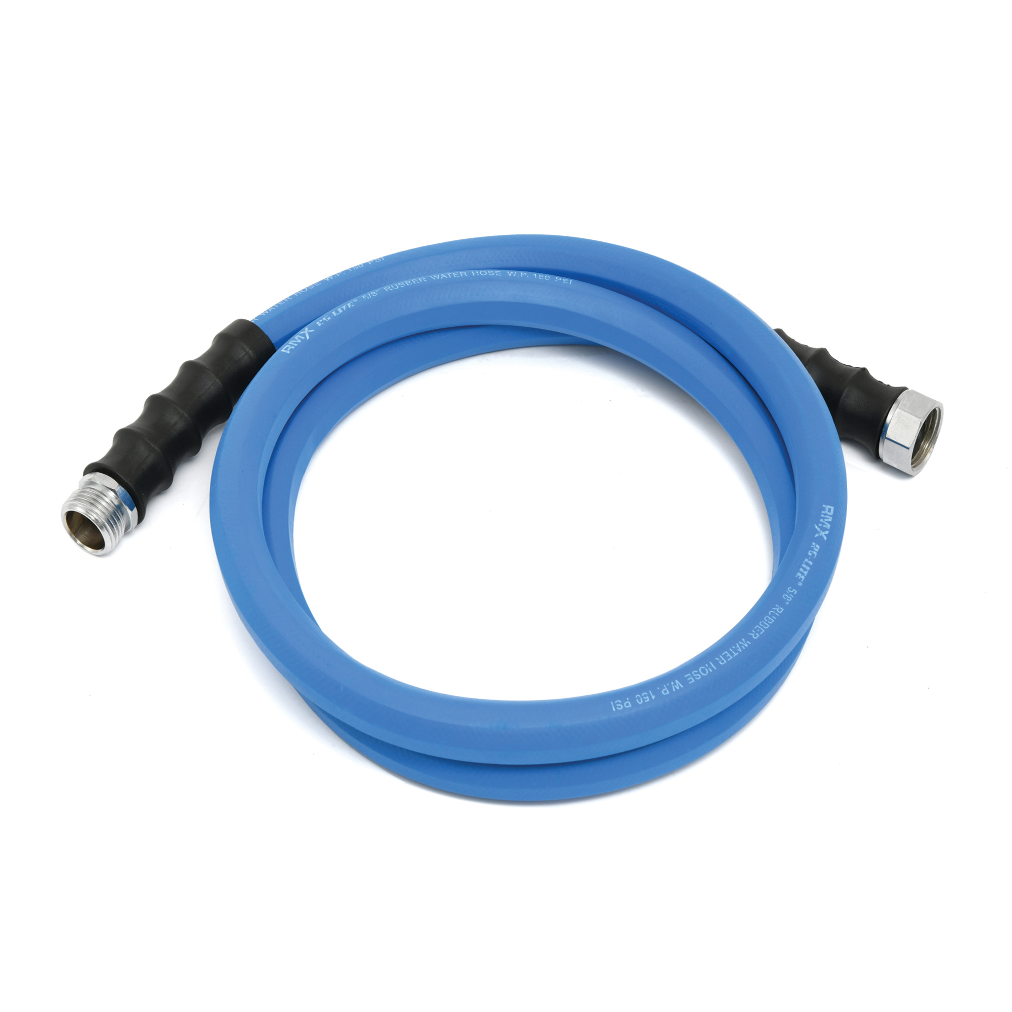 Aglite Rubber Lead-In Water Hose, 5/8in. x 6ft., 500 PSI, Durable, Model# AL5806